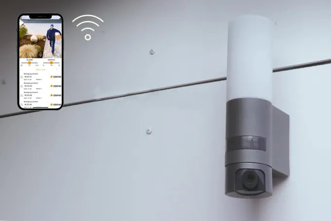 Bezpečnost s chytrým venkovním osvětlením - představujeme osvětlení Steinel s kamerou.