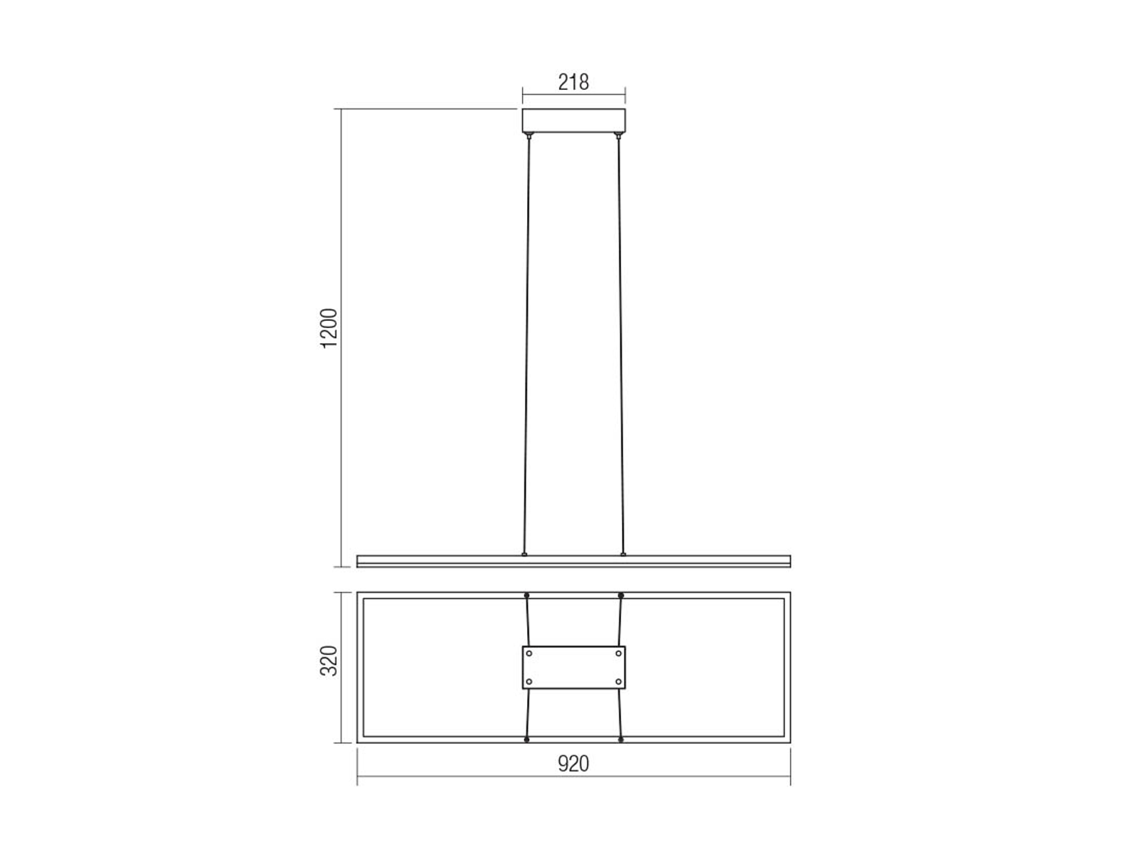 Závěsné LED svítidlo Klee, matně zlatá, 38W, 3000K, 92cm