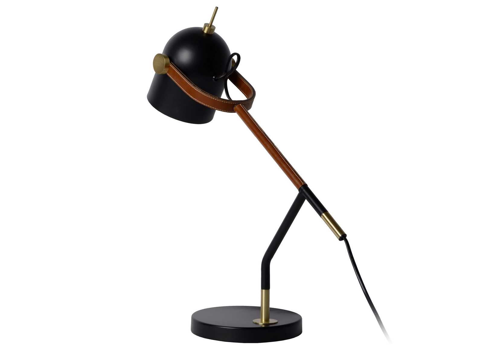 Stolní lampa Waylon, černá, E27, 52,5cm