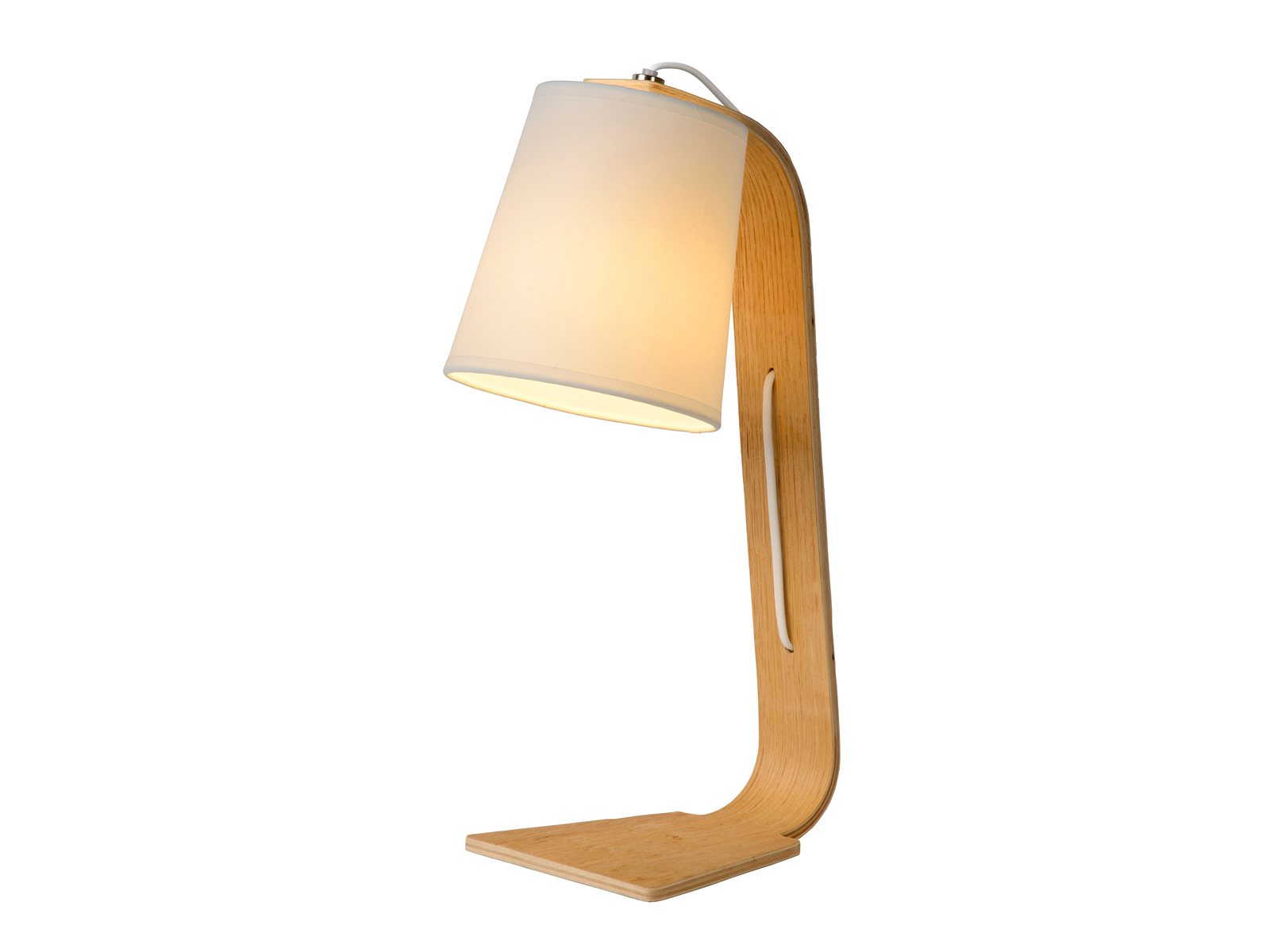 Stolní lampa Nordic, bílá, E14, 45cm