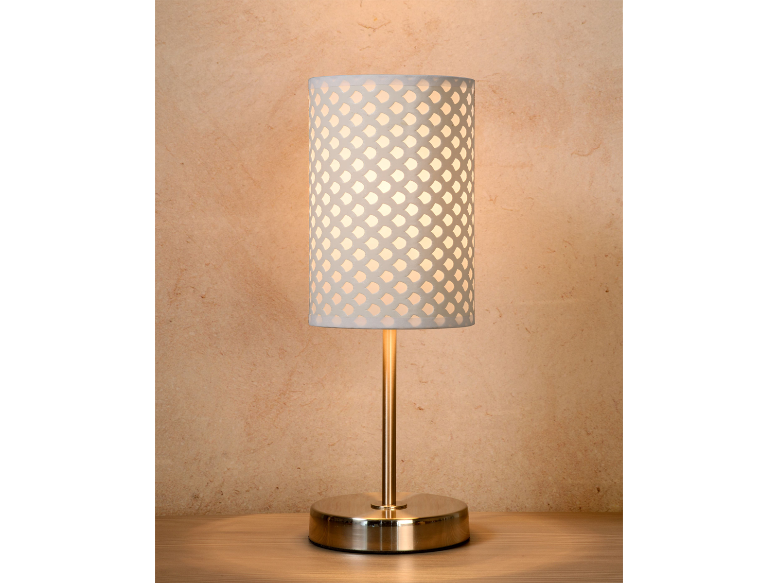 Stolní lampa Moda, bílá, E27, 38cm