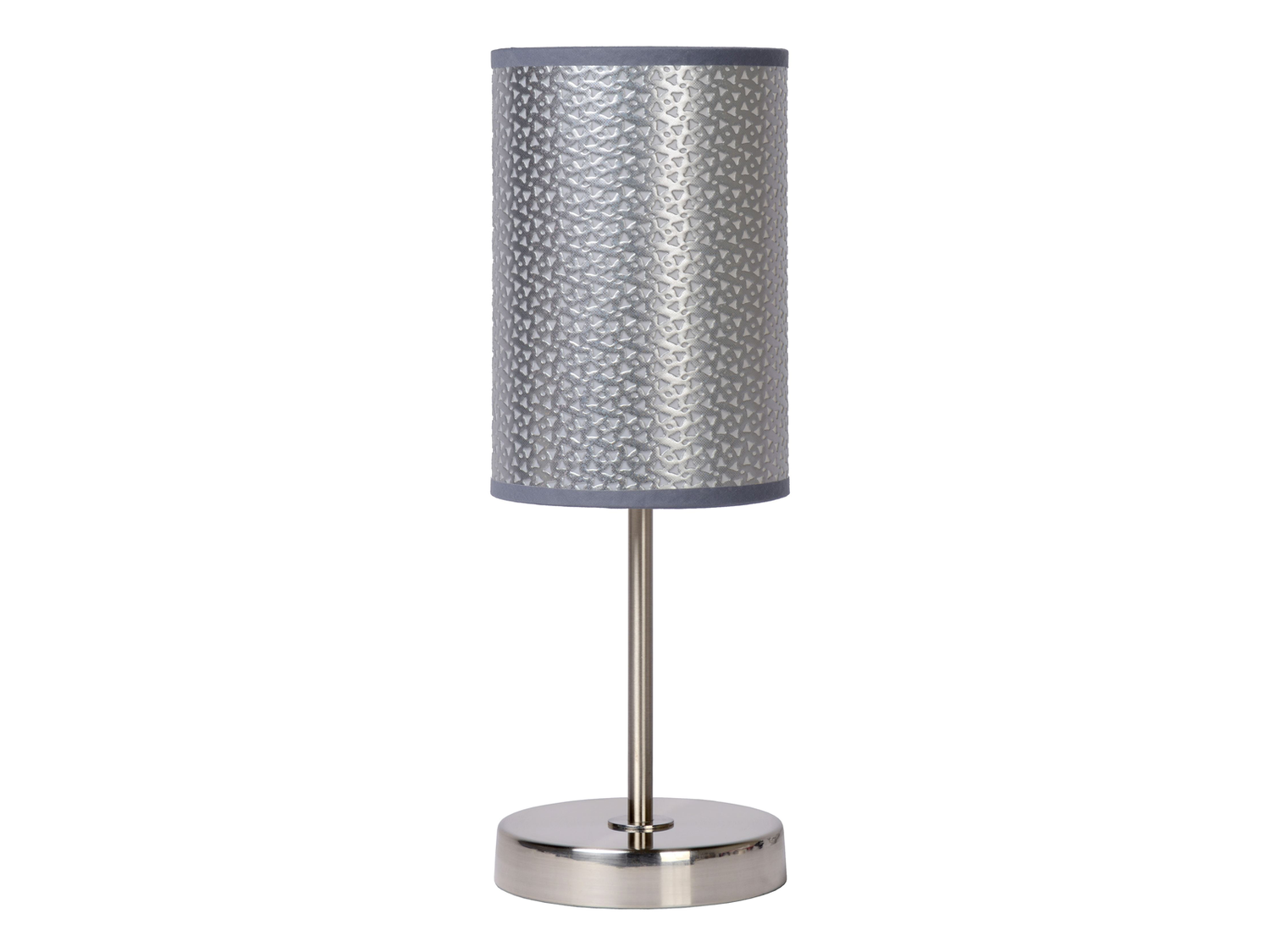 Stolní lampa Moda, šedá, E27, 38cm