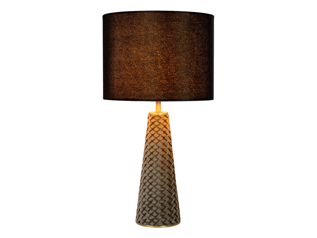 Stolní lampa Extravaganza Velvet, černá, E27, 47cm