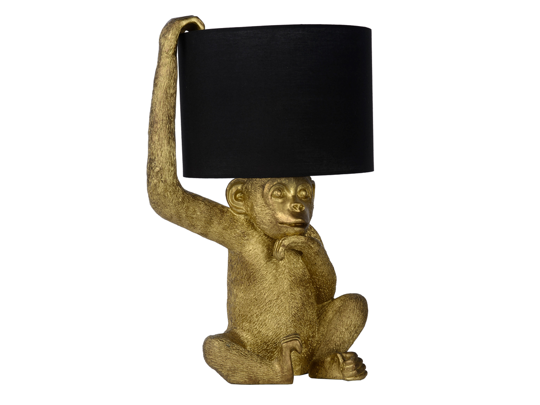 Stolní lampa Extravaganza Chimp, černá, E14, 45cm