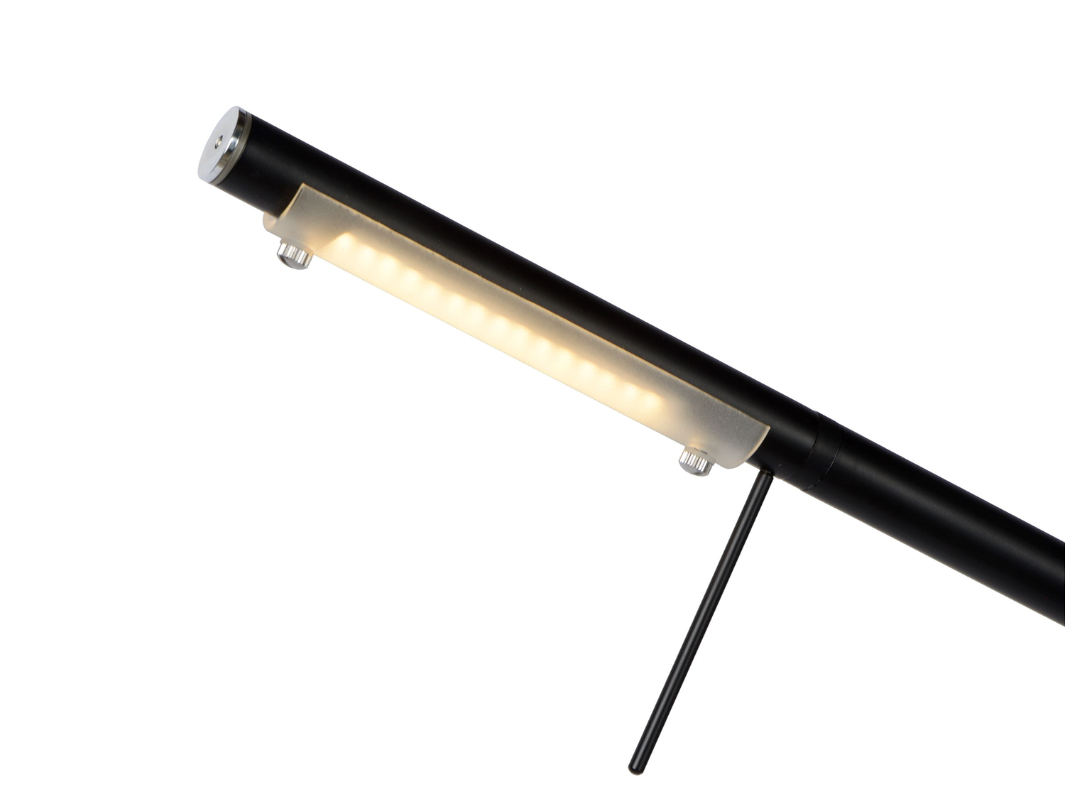 Stojací LED lampa Bergamo černá, 7,2W, 3000K, 120cm