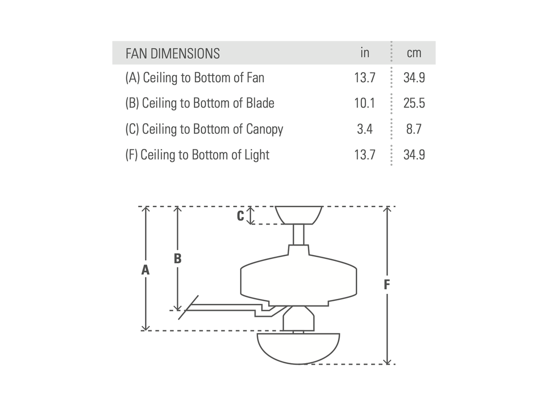 Stropní reverzní ventilátor Carera, bílý, ø132cm