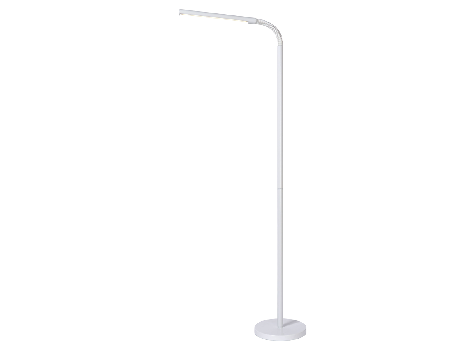 Stojací LED lampa Gilly bílá, 5W, 2700K, 153cm