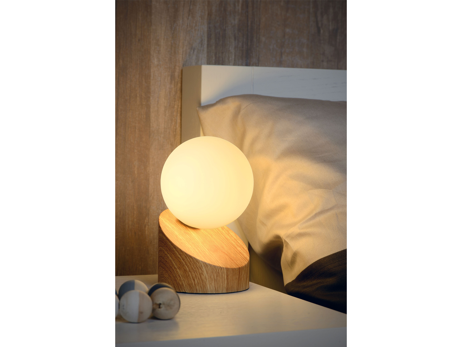 Stolní lampa Len, přírodní, G9, 16cm