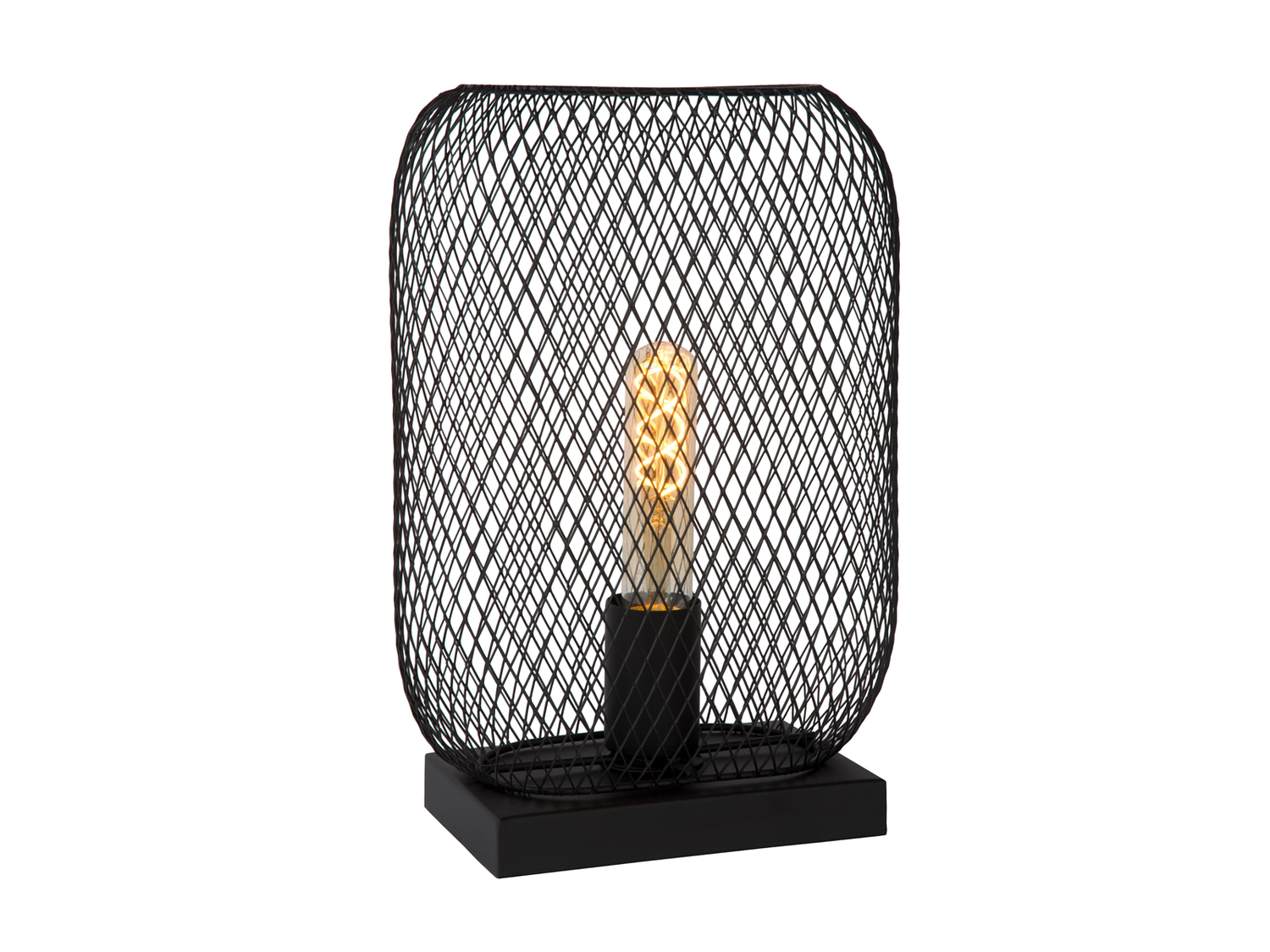 Stolní lampa Mesh černá, E27, 33,5cm