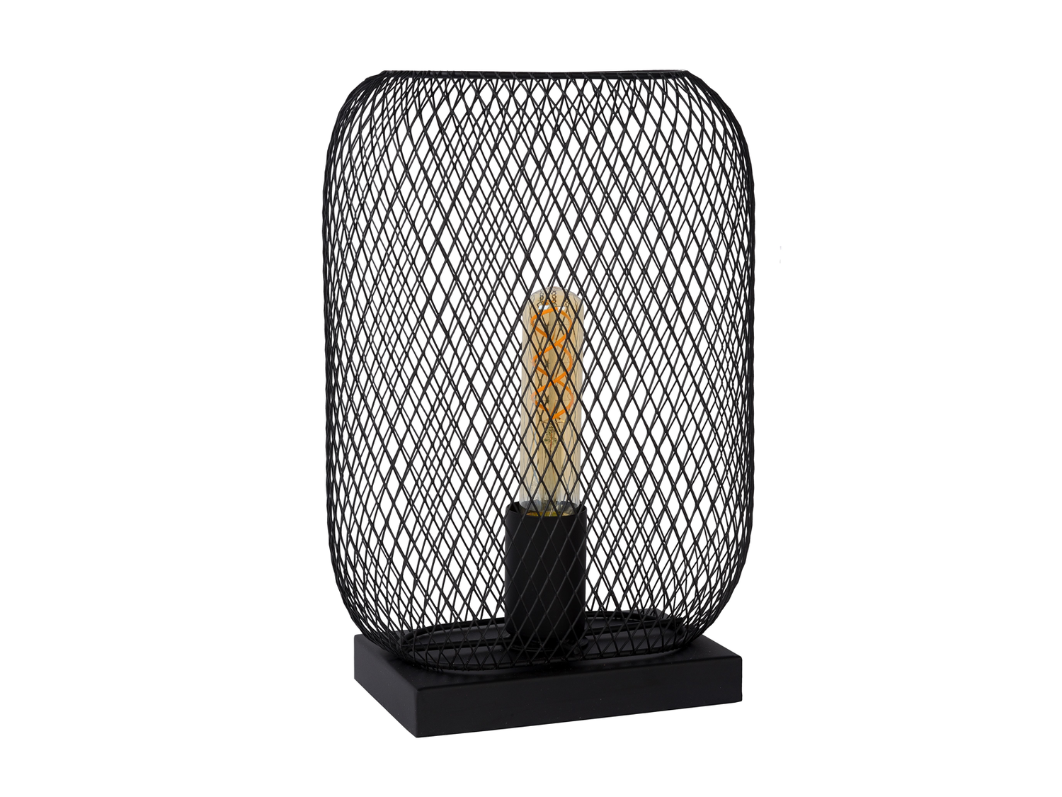 Stolní lampa Mesh černá, E27, 33,5cm