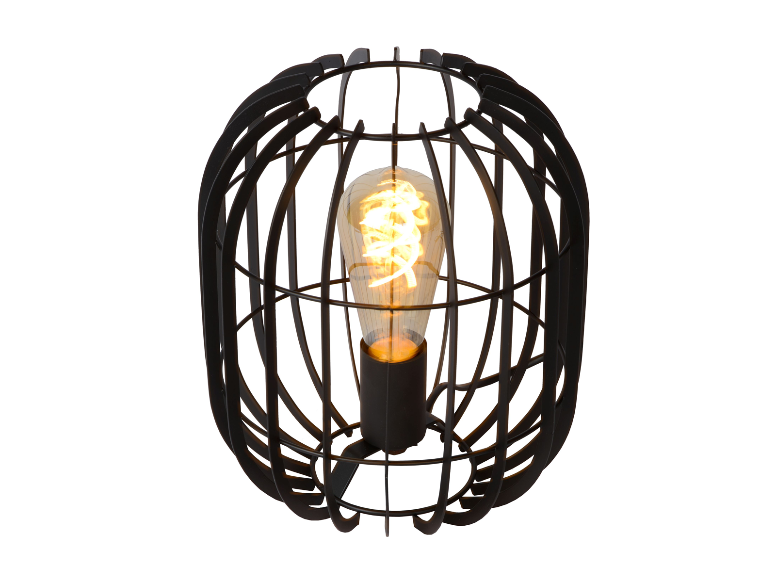 Stolní lampa Reda, černá, E27, 26cm