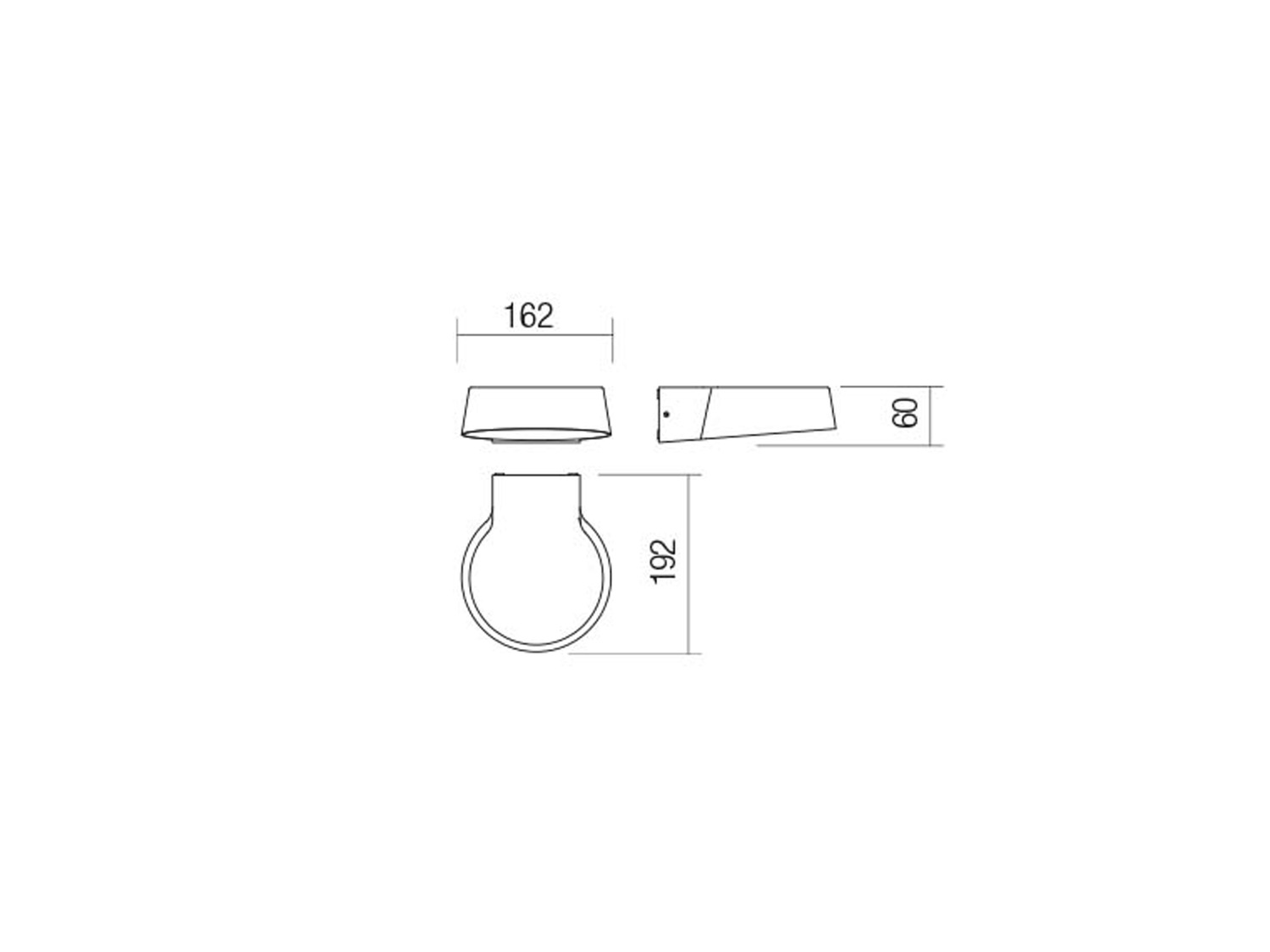 Nástěnné LED svítidlo Phaser matně bílá, 12,5W, 3000K, 19cm