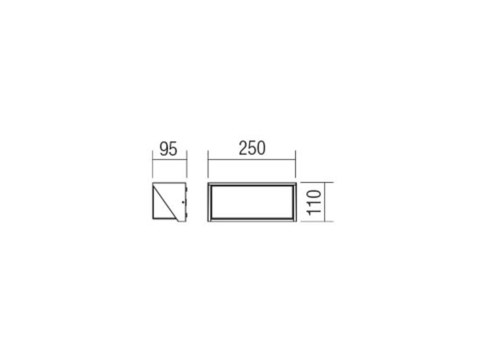 Nástěnné LED svítidlo Spectra matně bílé, 16W, 3000K, 25cm