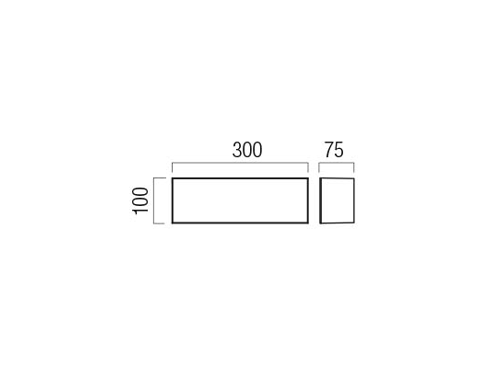 Nástěnné LED svítidlo Kodiak matně bílé, 12W, 3000K, 30cm