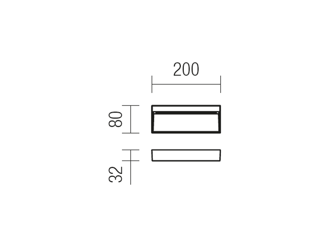 Nástěnné LED svítidlo Even matně bílé, 6W, 3000K, 20cm