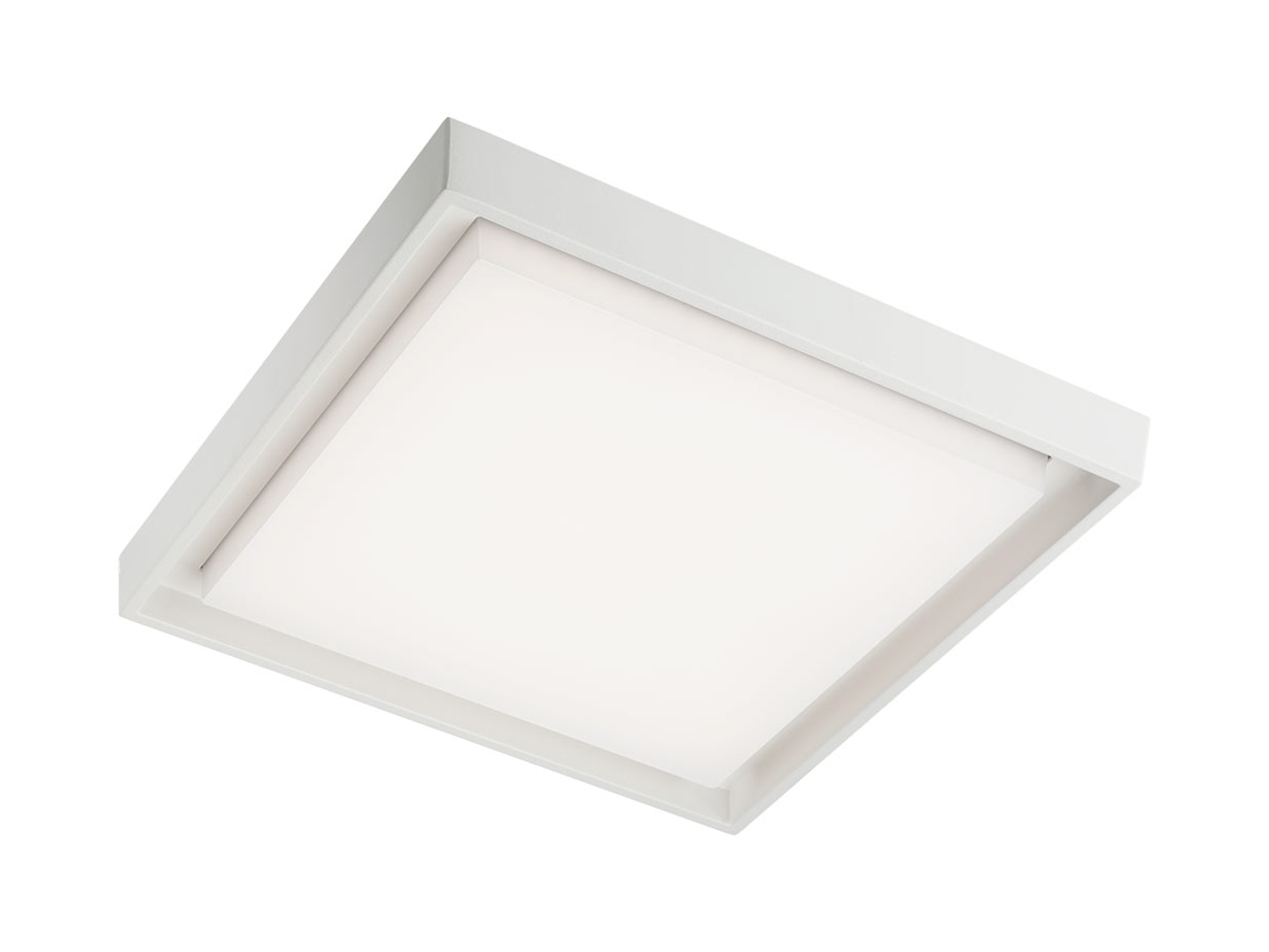 Stropní LED svítidlo Bezel matně bílé, 30W, 3000K, 34cm