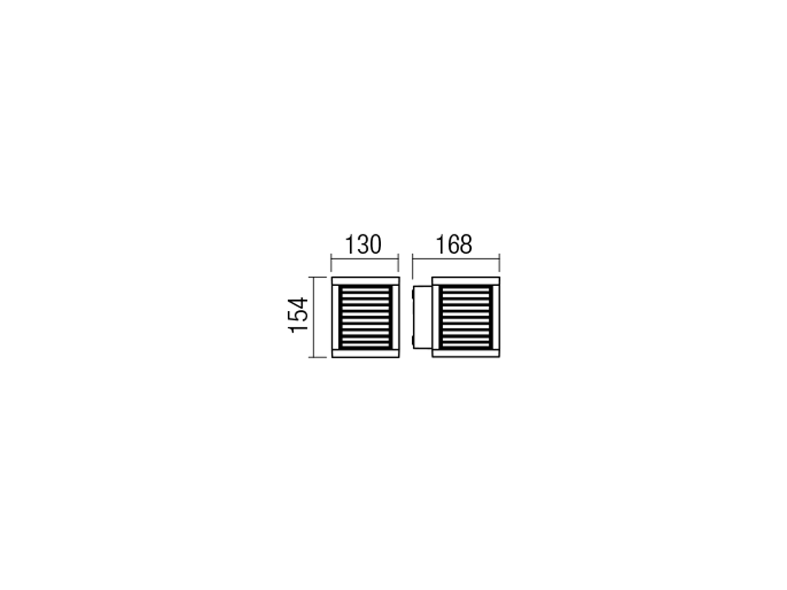 Nástěnné LED svítidlo Xiera matně černé, 11W, 2900-3100K, 15cm