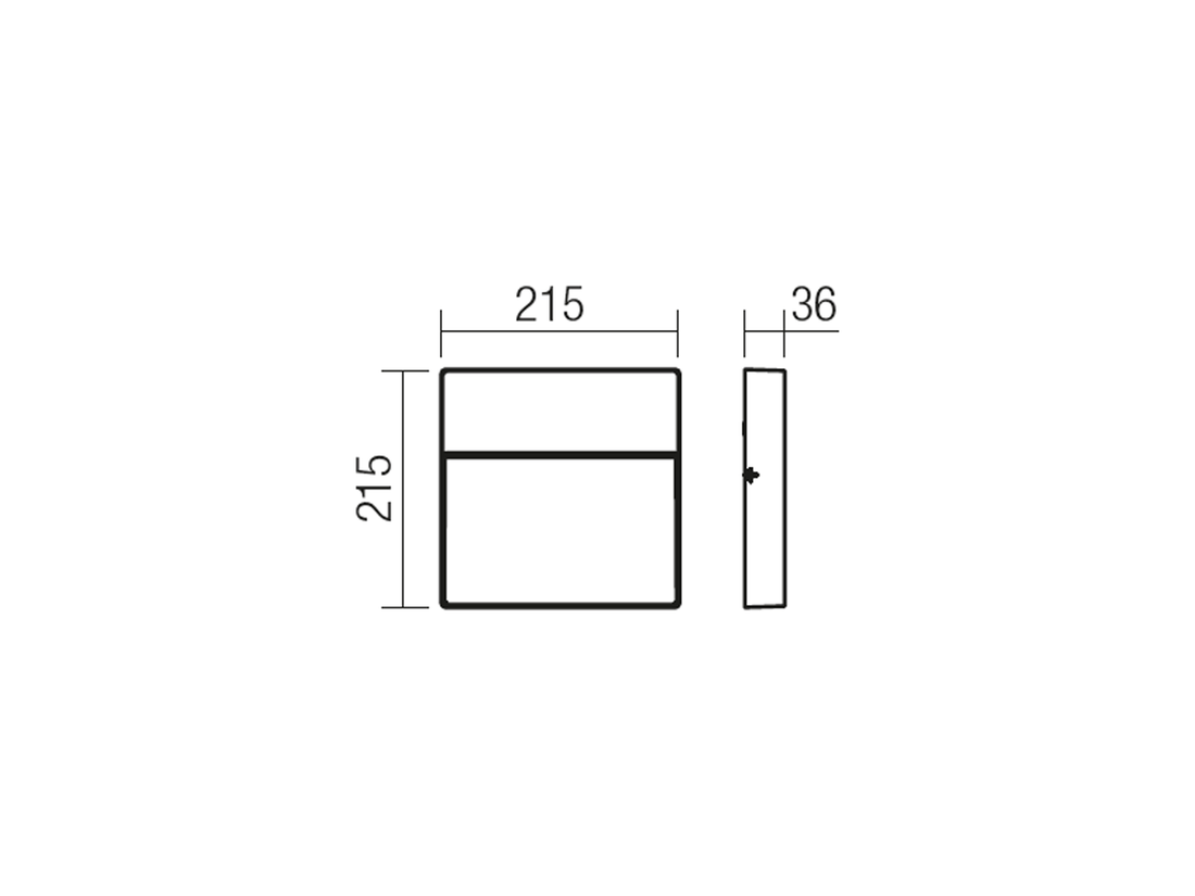 Nástěnné LED svítidlo Even matně bílé, 9W, 3000K, 21,5cm