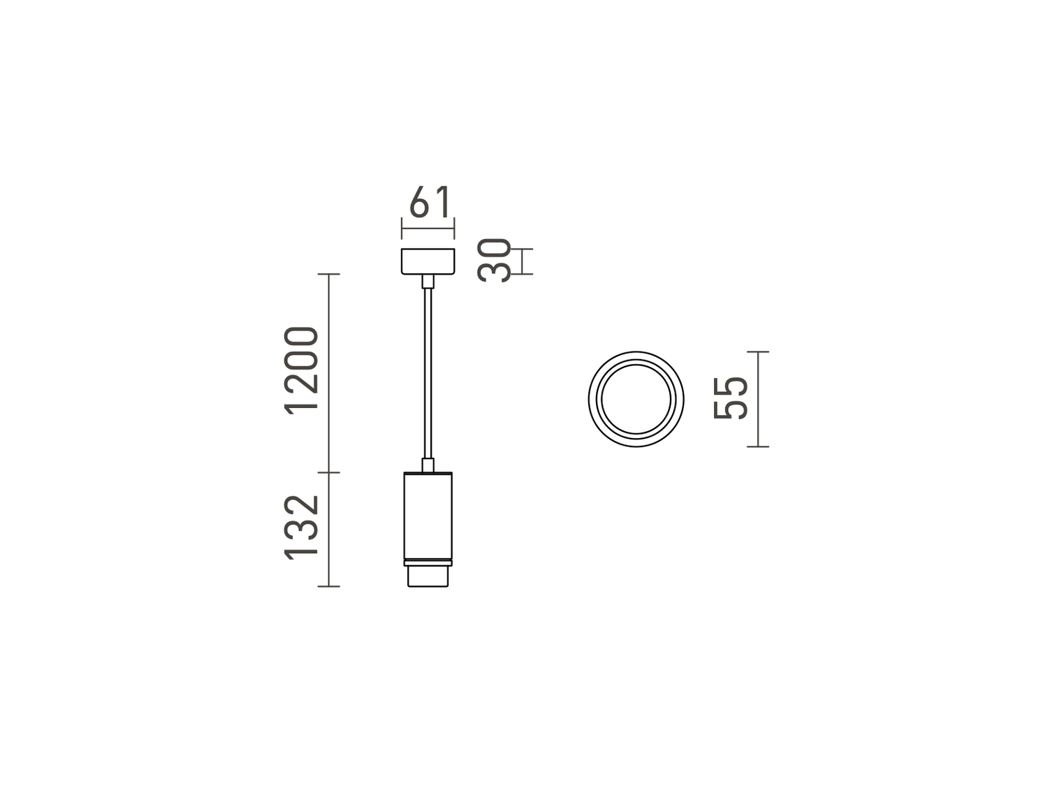 Závěsné svítidlo OPTIMUS, bílé, 230V, GU10, 10-50°, 13,2cm