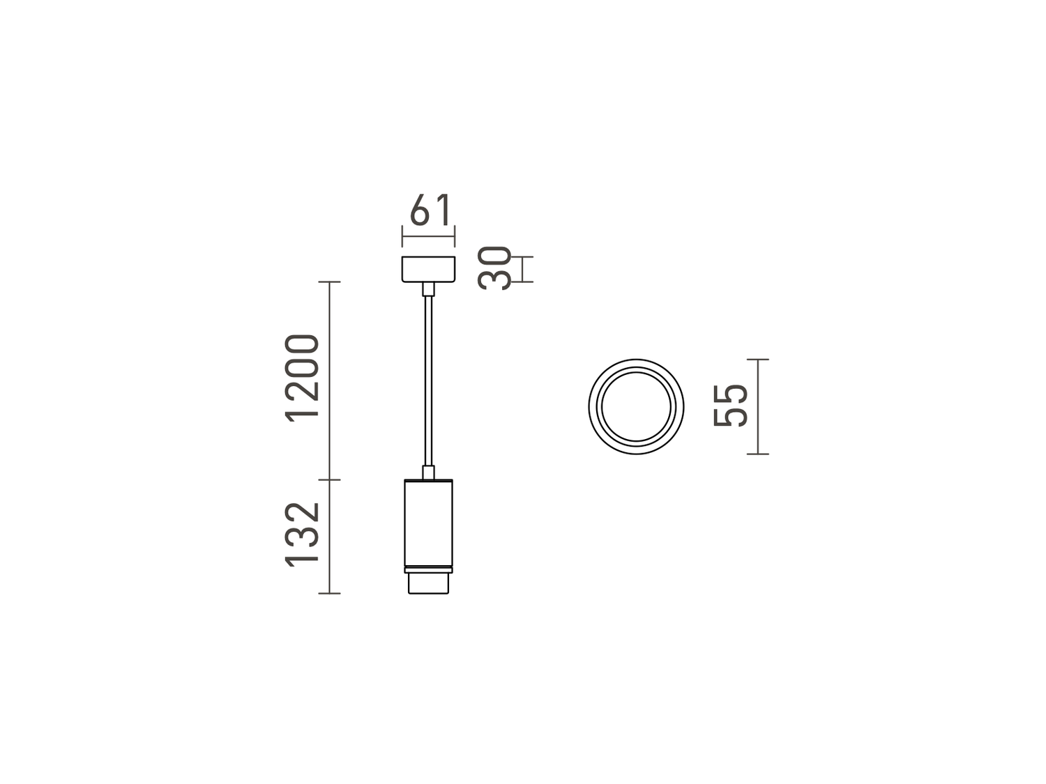 Závěsné svítidlo OPTIMUS, černé, 230V, GU10, 10-50°, 13,2cm