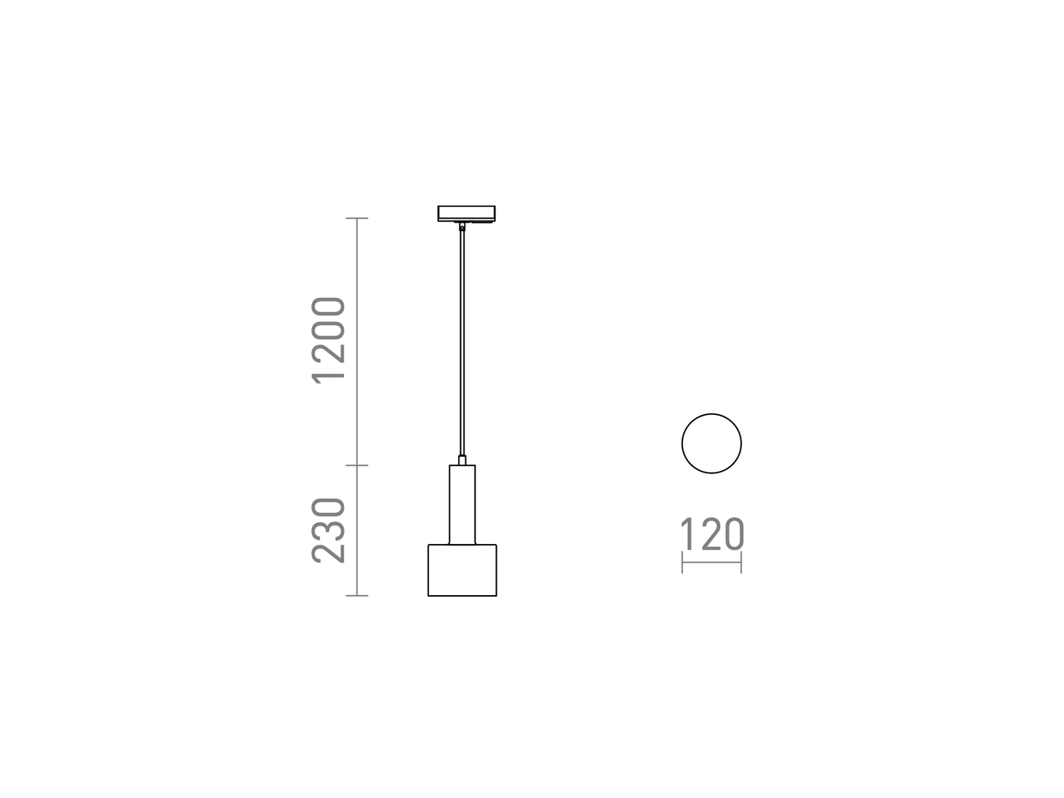 Závěsné svítidlo GIULIA 12 pro jednookruhovou lištu, bílé, chrom, 230V, E27, ø12cm