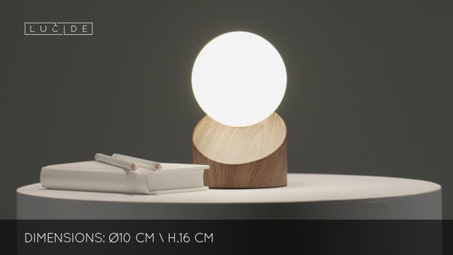 Stolní lampa Len, přírodní, G9, 16cm