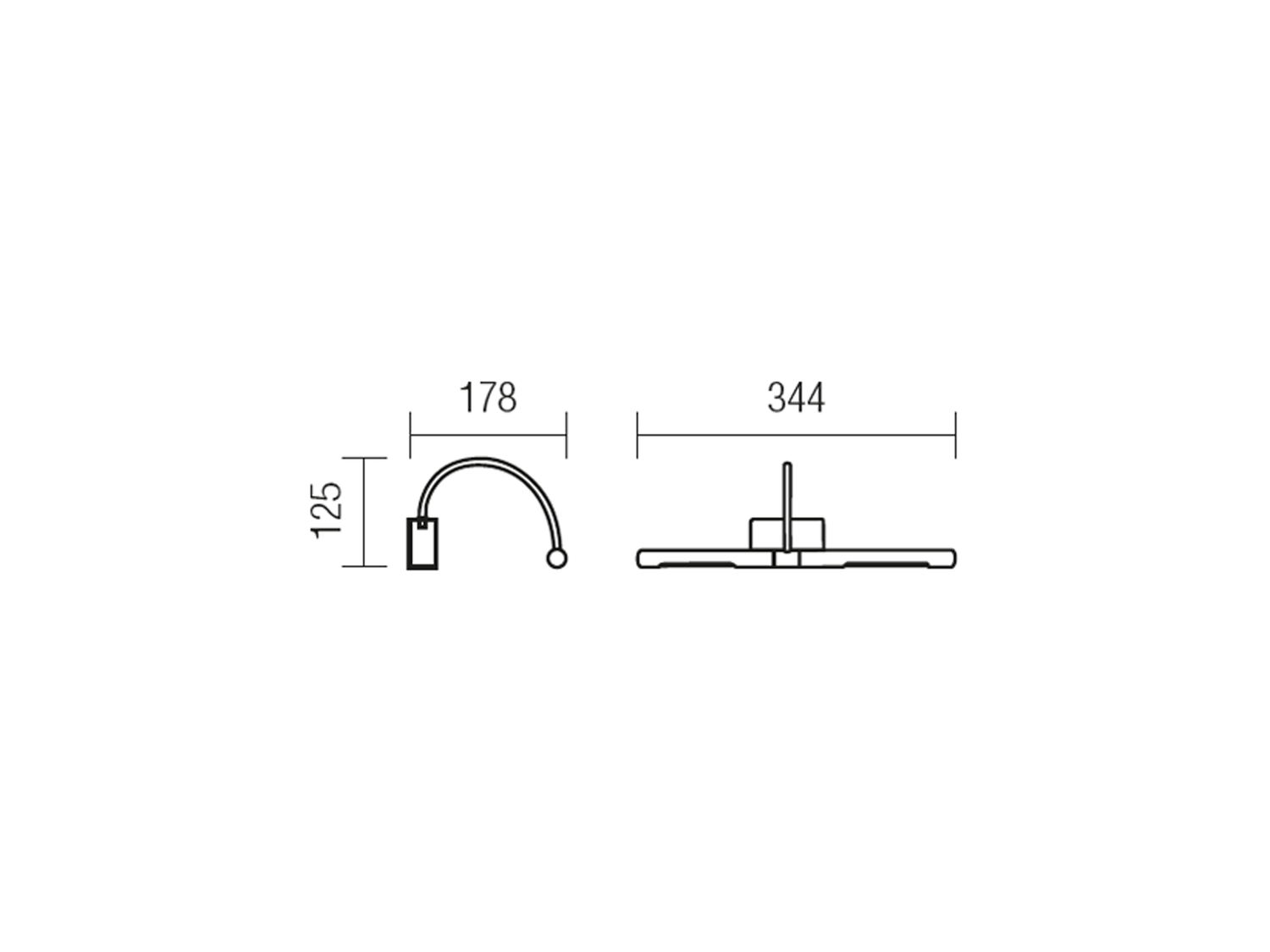 Nástěnné LED svítidlo Kendo chrom, 6W, 3000K, 34cm