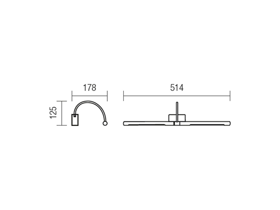 Nástěnné LED svítidlo Kendo chrom, 11W, 3000K, 51cm