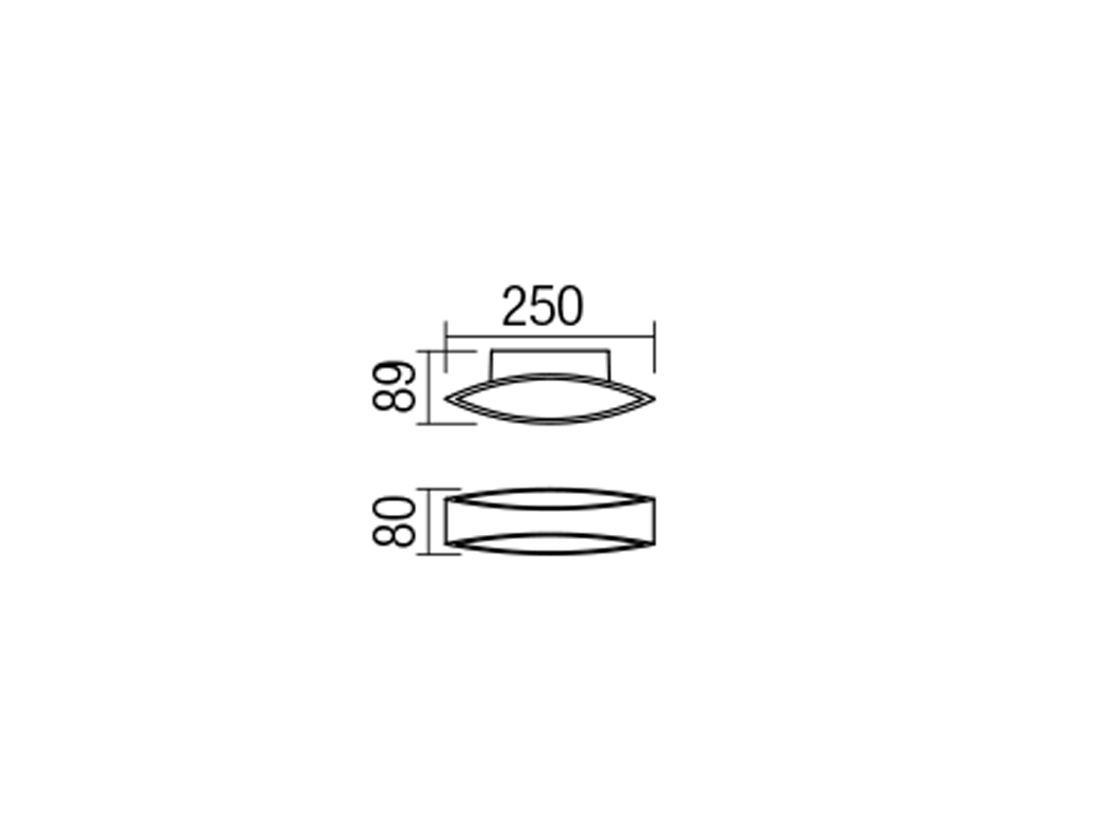 Nástěnné LED svítidlo Eigher matně bílé, 8W, 3000K, 25cm