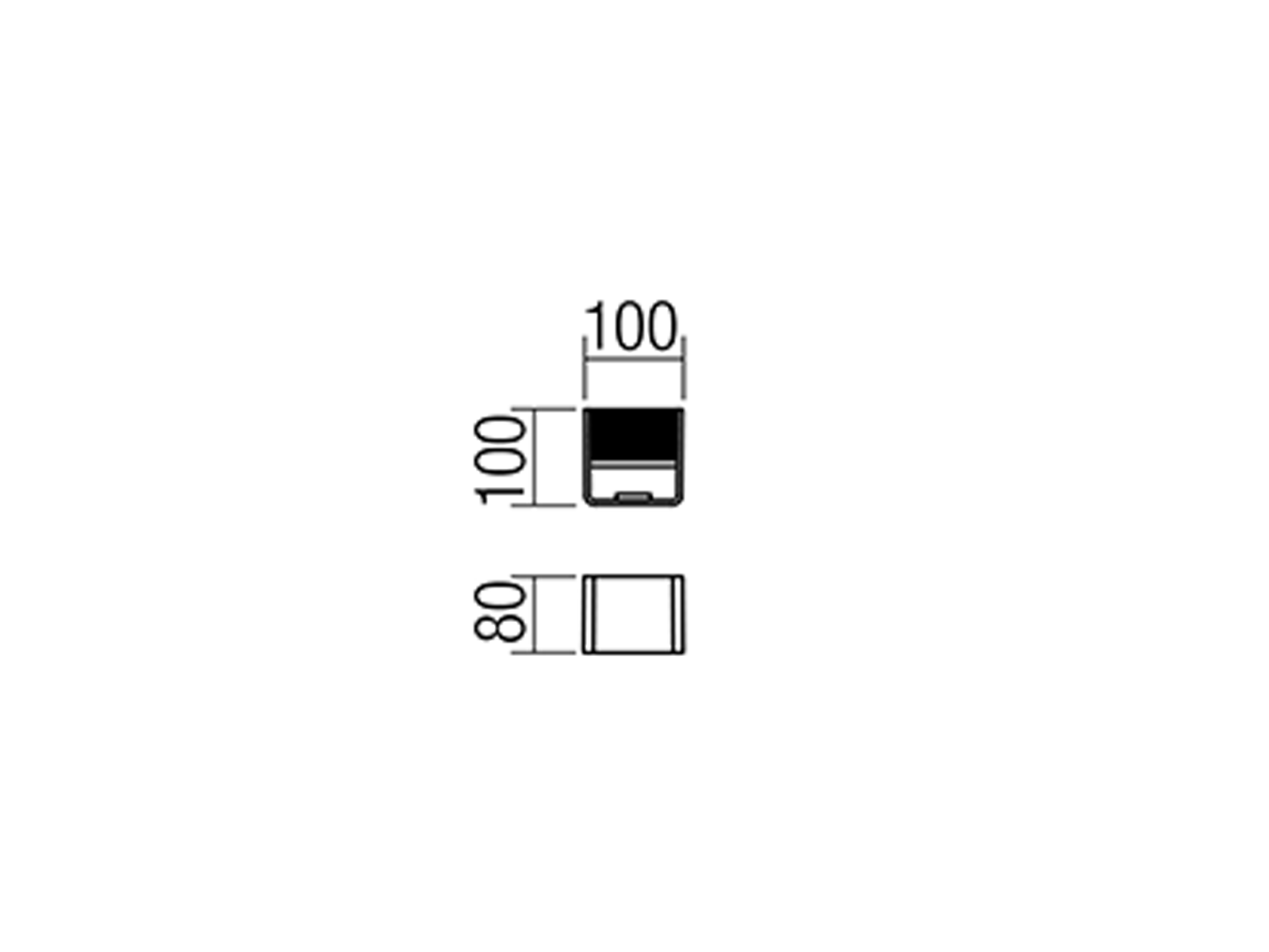 Nástěnné LED svítidlo Duel matně bílé, 6,5W, 3000K, 10cm