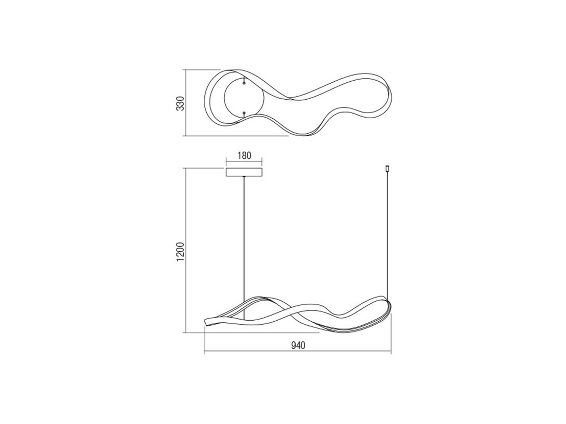 Závěsné LED stmívatelné svítidlo Nubo pískově bílá, 34,5W, 3000K, 94cm