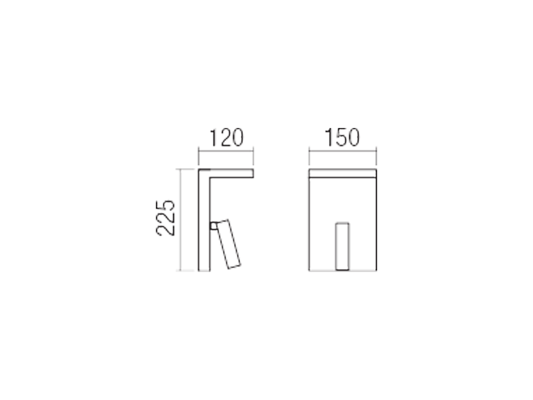 Nástěnné LED svítidlo Agos bílé, 6 + 3,2W, 3000K, 22cm