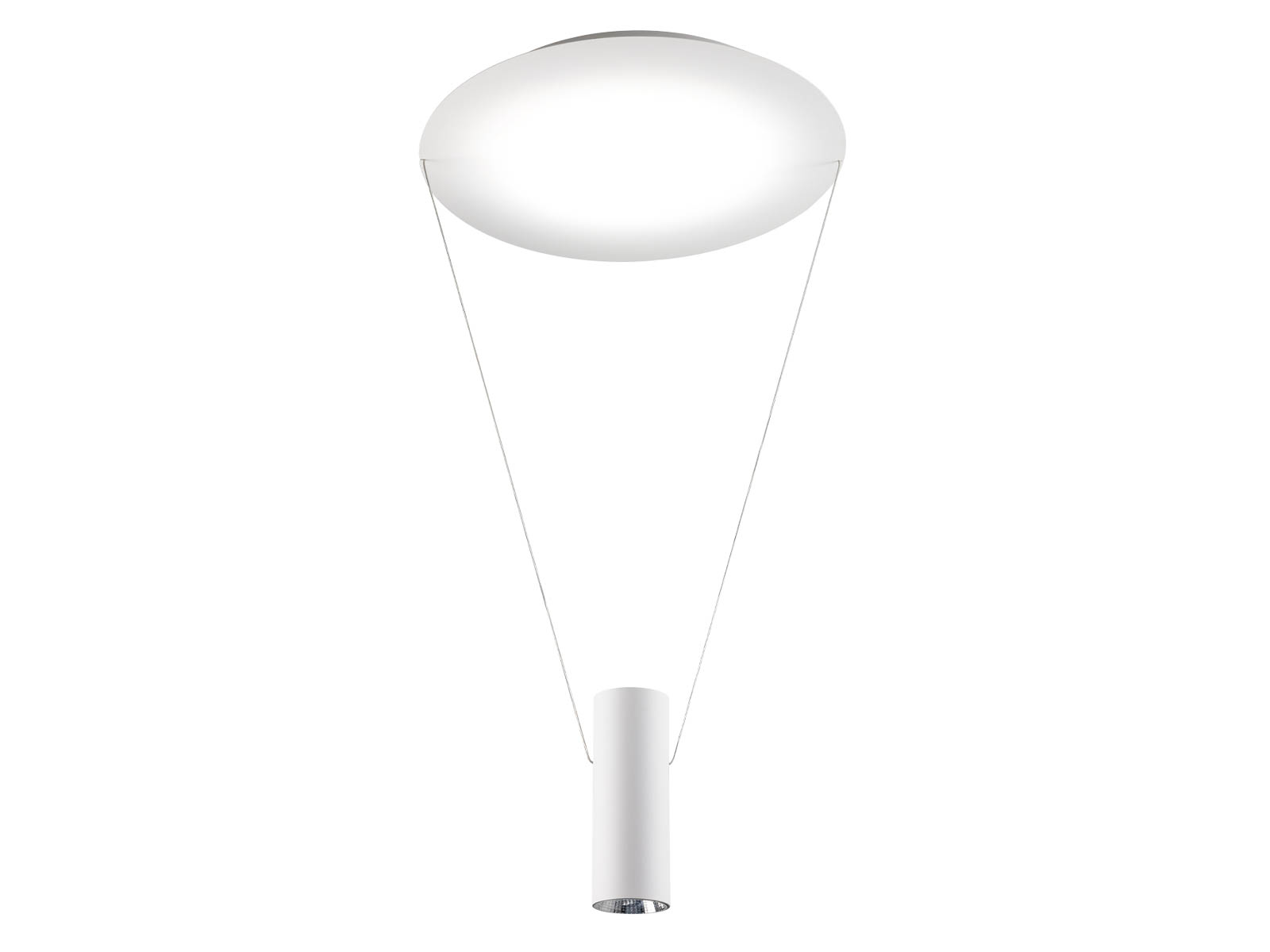 Závěsné LED stmívatelné svítidlo Essence matně bílé 36W, 3000K, 80cm