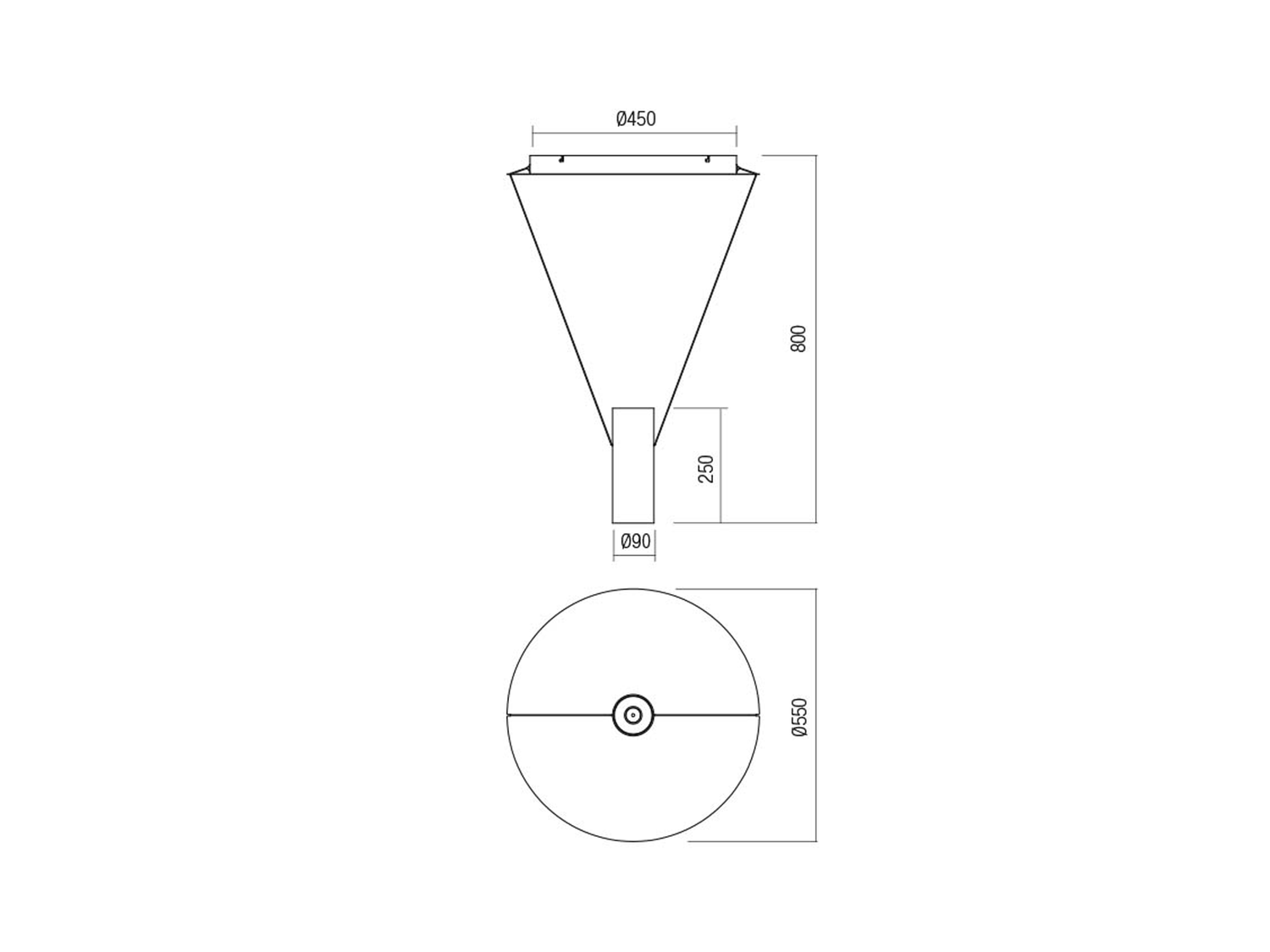 Závěsné LED stmívatelné svítidlo Essence matně bílé 36W, 3000K, 80cm