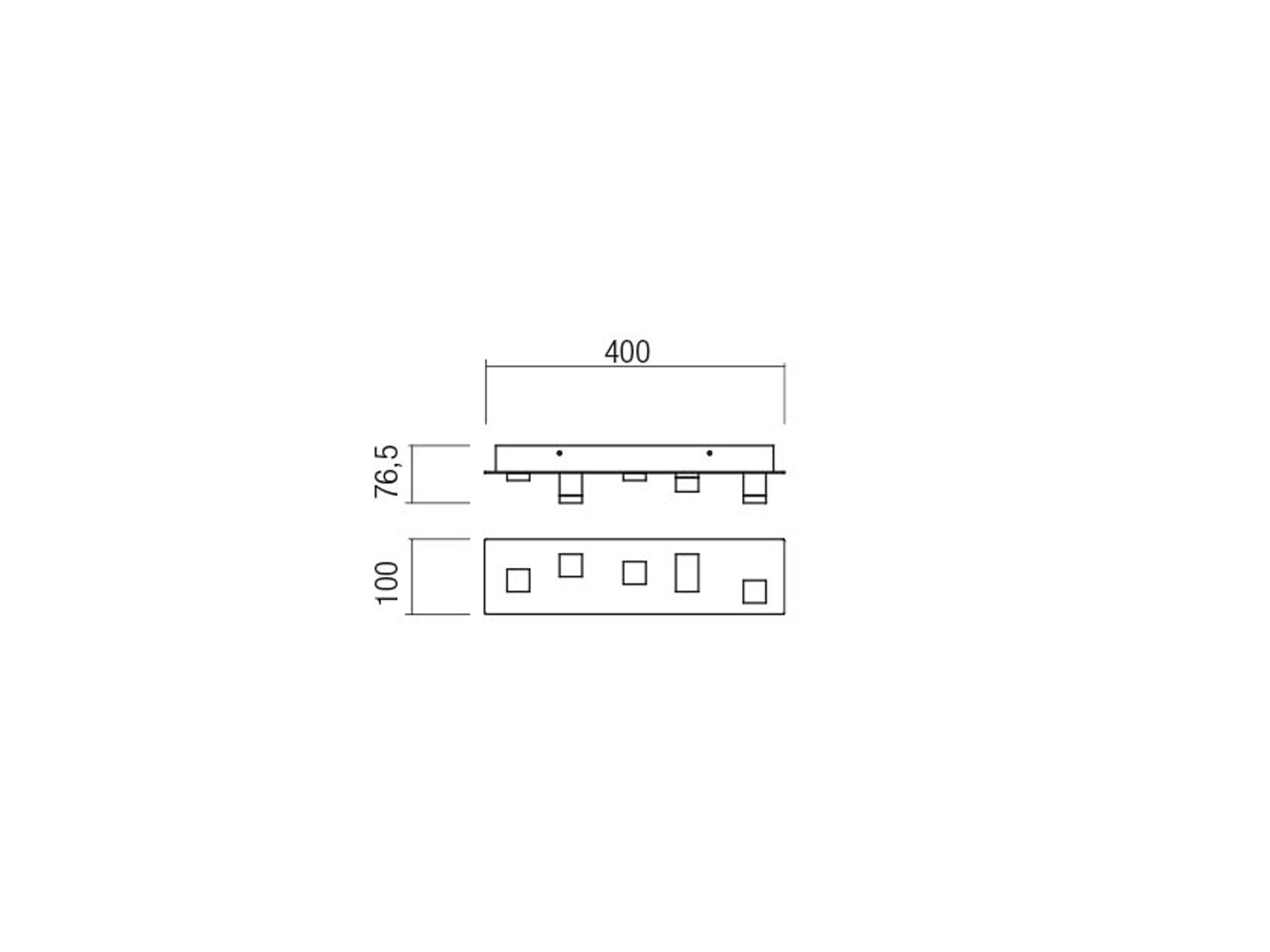 Nástěnné/stropní LED svítidlo Pixel pískově bílé, 16W, 3000K, 40cm