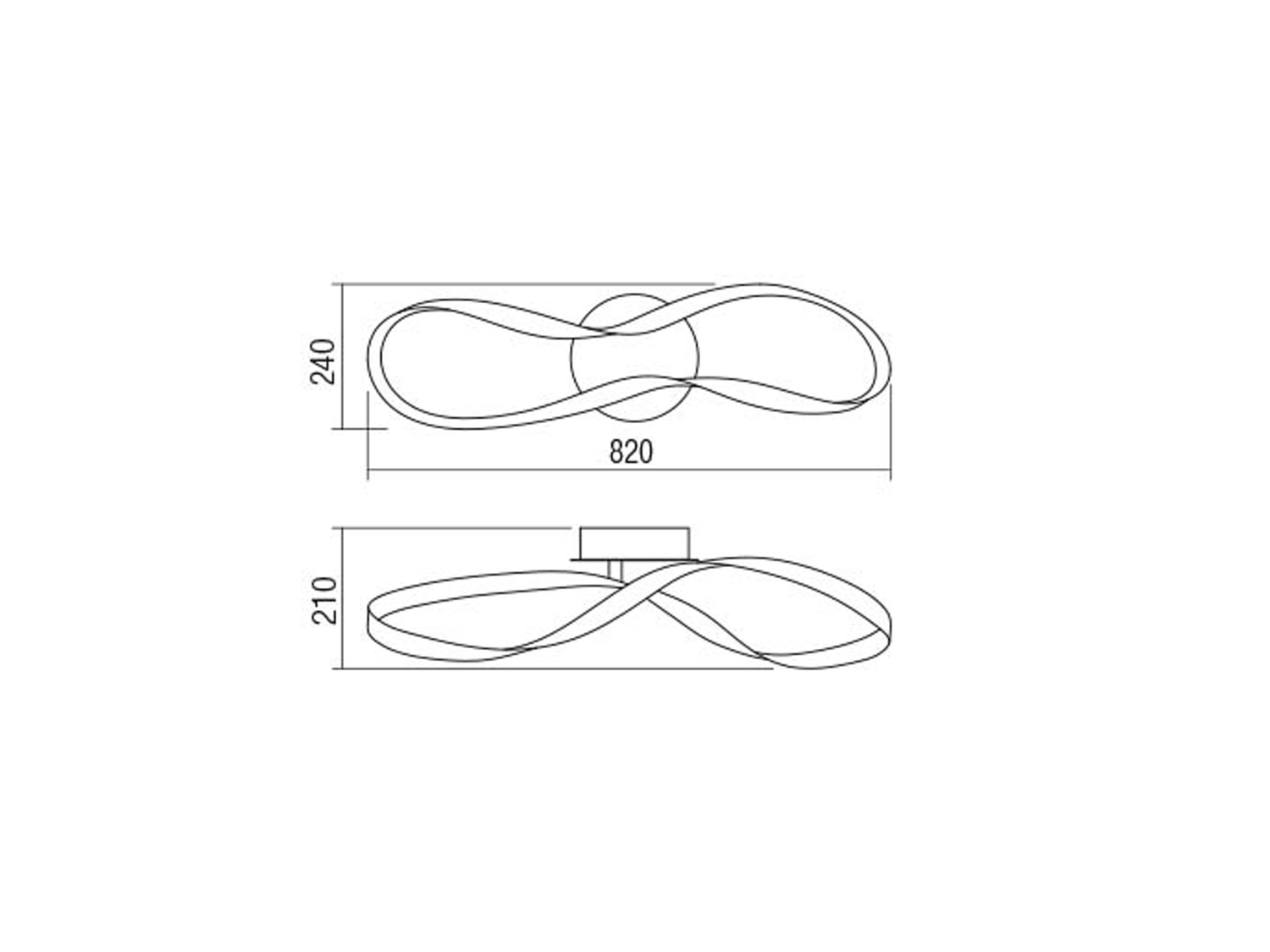 Stropní LED stmívatelné svítidlo Nubo pískově černé, 34,5W, 4000K, 82cm