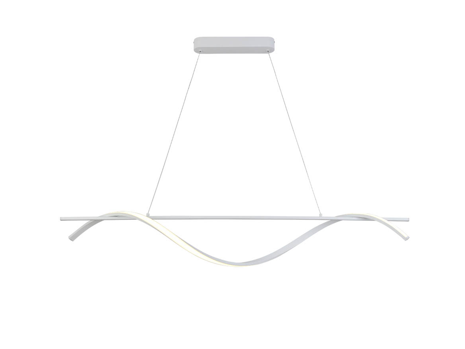 Závěsné LED svítidlo stmívatelné Savage pískově bílé, 23W, 3000K, 120cm