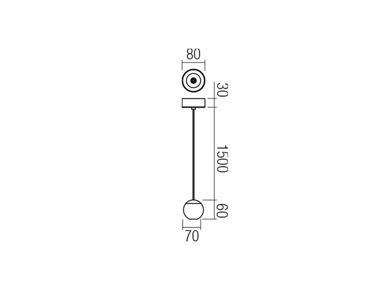 Závěsné LED svítidlo Obo růžovo zlaté, 8,5W, 3000K, ø7cm