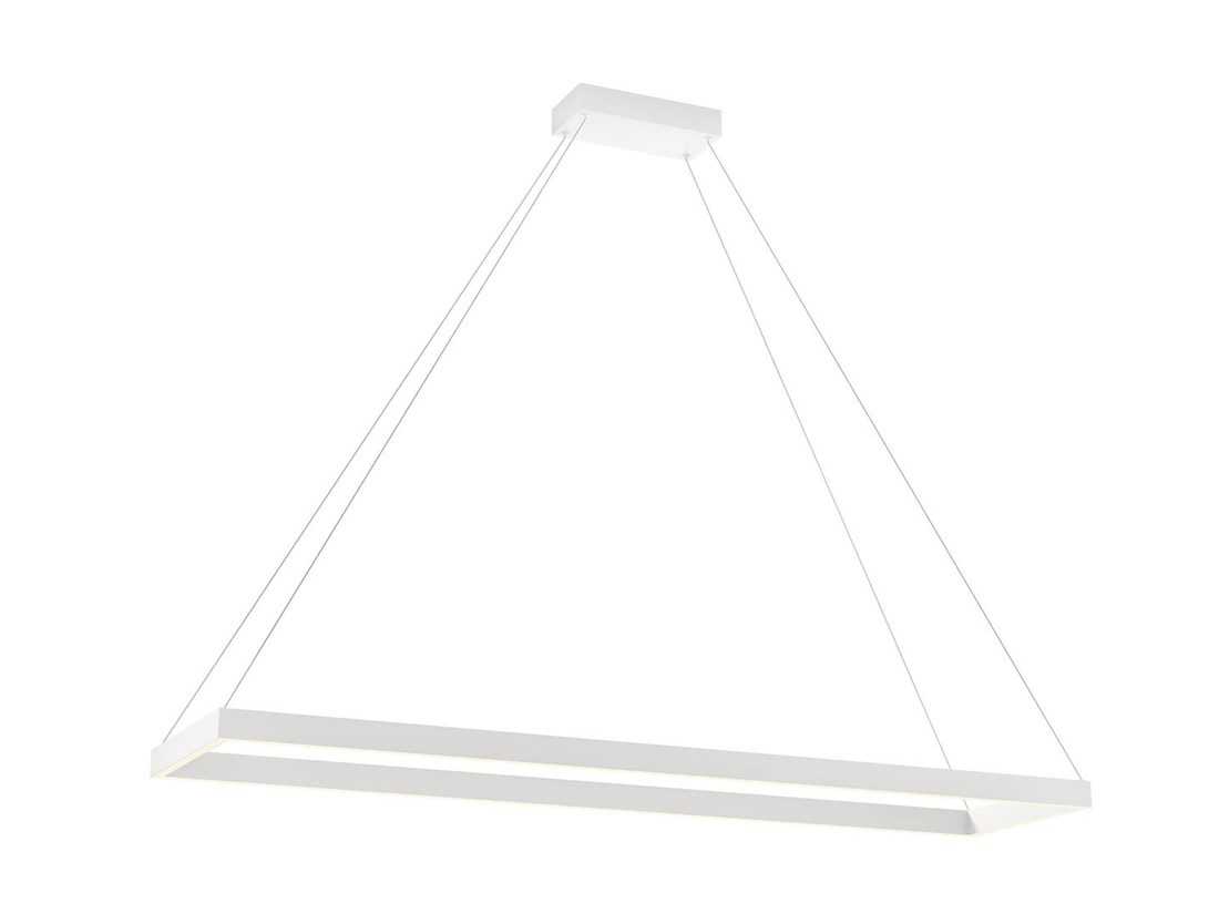 Závěsné LED svítidlo stmívatelné Febe pískově bílé, 50W, 3000K, 120cm