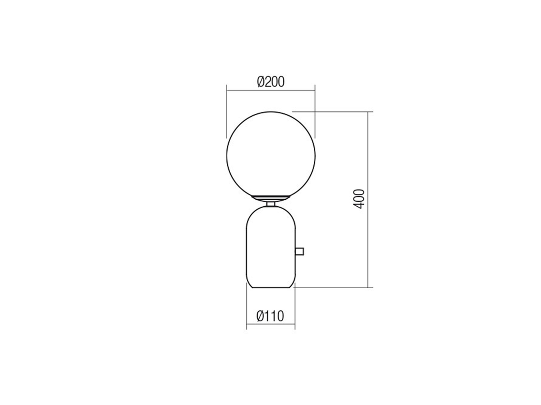 Stolní lampa Helios matně zlatá, E27, 40cm