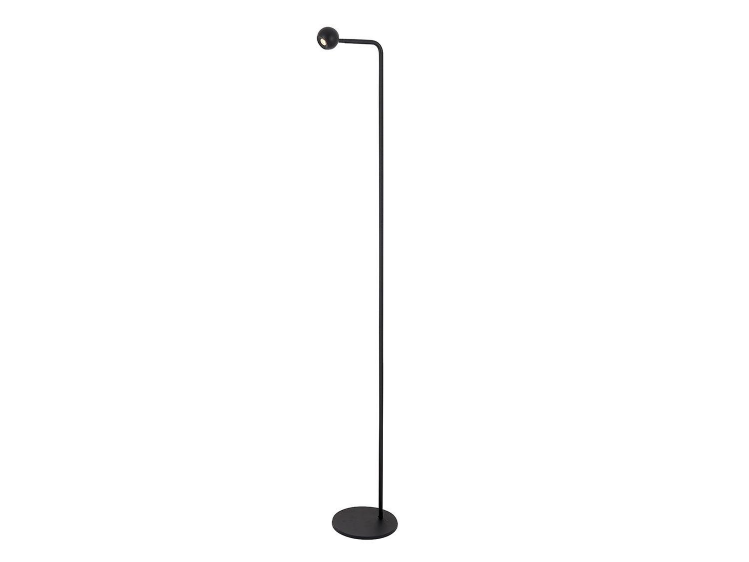 Stojací LED lampa černá, 5W, 3000K, 155cm