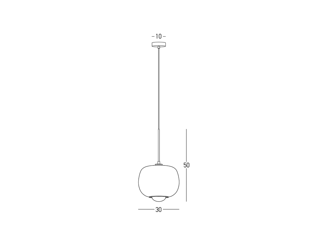 Závěsné svítidlo kouřové/zlaté, 1xG9, 50cm