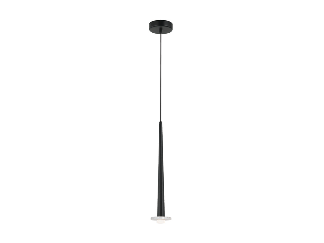 Závěsné LED svítidlo černé, bílý mramor, 3W, 3000K, 40cm