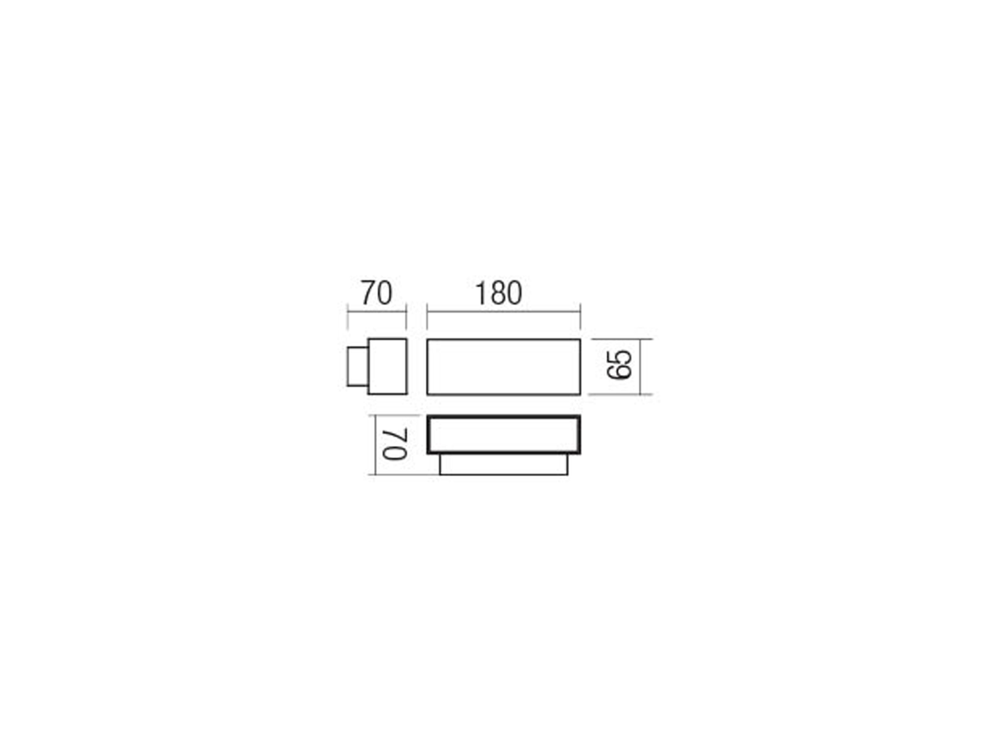 Nástěnné LED svítidlo Planit matně bílé, 10W, 3000K, 18cm