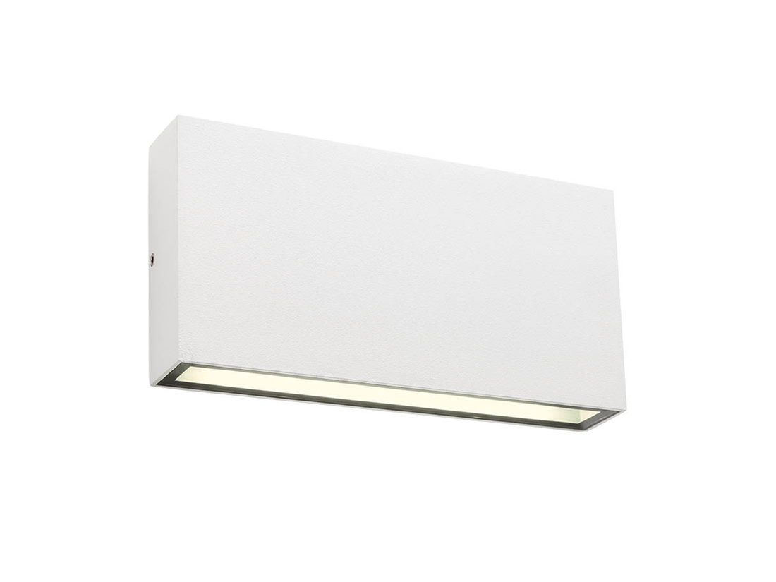 Nástěnné LED svítidlo Kamal matně bílé, 12W, 3000K, 17,5cm