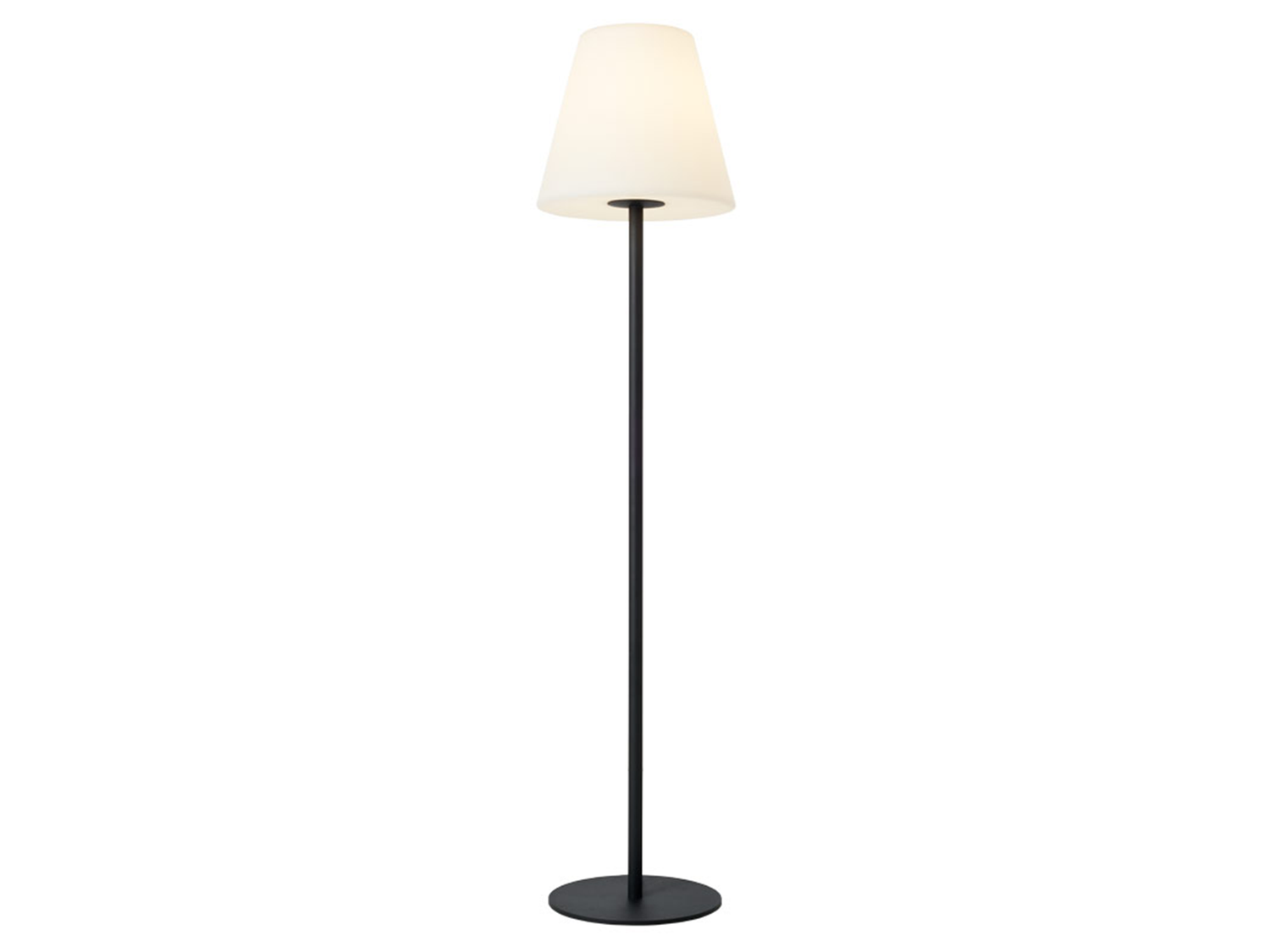 Stojací lampa Pino tmavošedá, 1xE27, 150cm