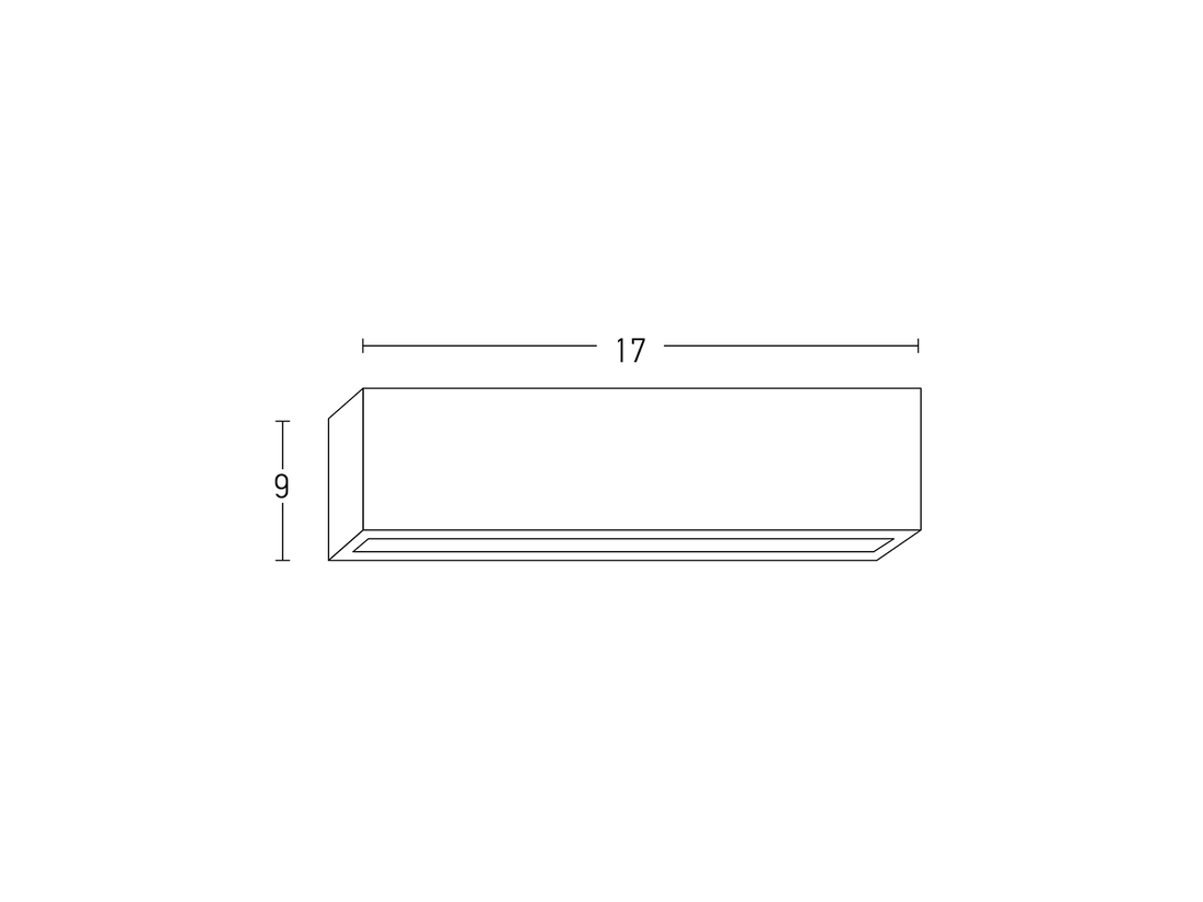 Nástěnné LED svítidlo tmavě šedé, 4x2,5W, 3000K, 17cm