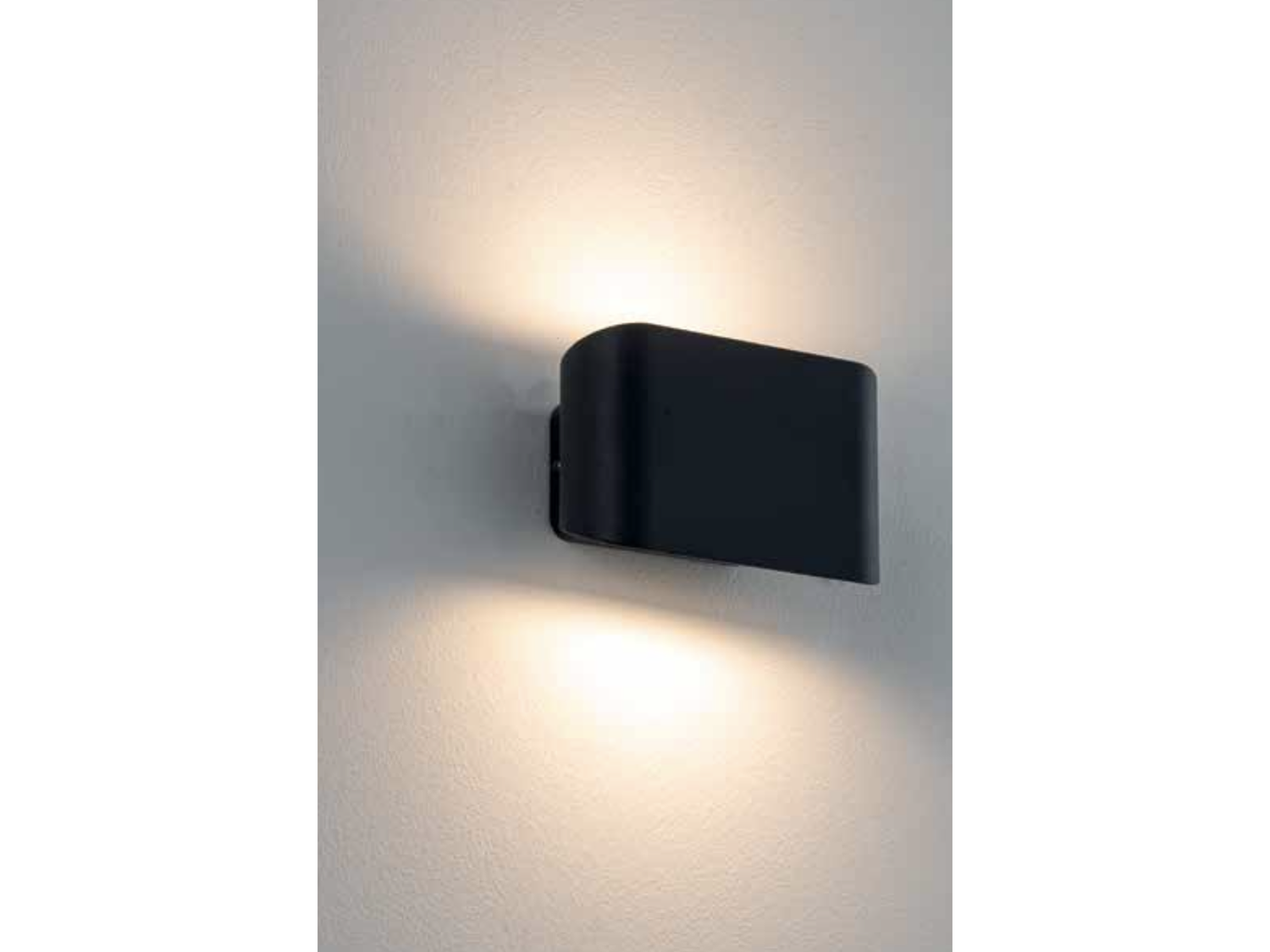 Nástěnné LED svítidlo grafit, 11W, 3000K, 16cm