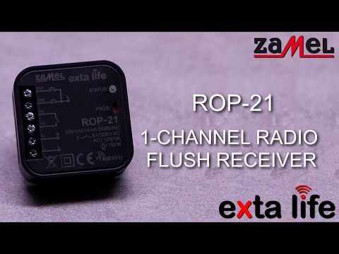 Rádiový přijímač ROP-21 1-kanálový